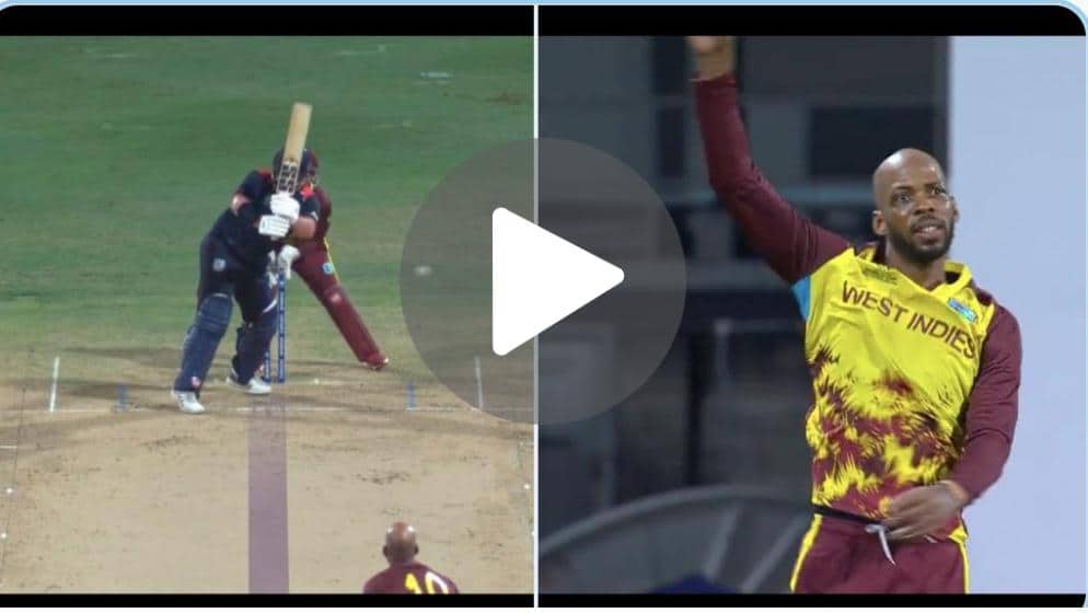 [Watch] Roston Chase On Fire; His Double-Wicket Over Puts West Indies In Driving Seat